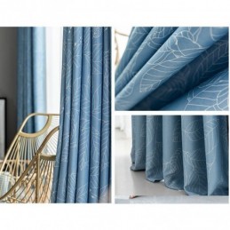 Pohjoismainen Pimennysverho Mittatilaustyönä Olohuoneeseen, Makuuhuoneeseen, Kuviolliset Lehdet