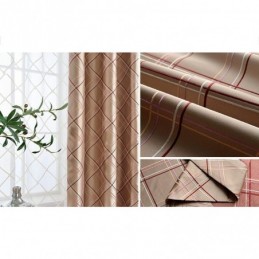 Mittatilaustyönä Tehty Pimennysverho, Rombikuvioinen Jacquard-Kuvio, Olohuoneeseen, Makuuhuoneeseen