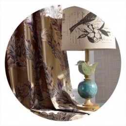 Pohjoismainen Pimennysverho Mittatilaustyönä Tehty Verho Höyhenjacquard Olohuoneeseen Ja Makuuhuoneeseen