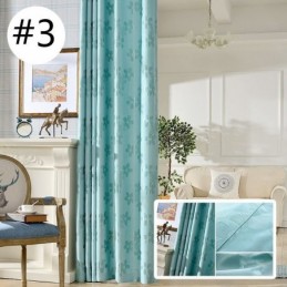 Pimennysverho Mittatilaustyönä Tehty Verho Pohjoismainen Kukkakuvioinen Jacquard Olohuoneeseen Ja Makuuhuoneeseen