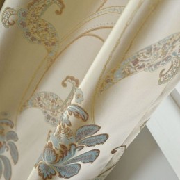 Eurooppalaistyyliset Pimennysverhot, Kukkakuvioiset Jacquard-Verhot, Mittatilaustyönä Tehdyt, Olohuoneen Ja Makuuhuoneen Verhot