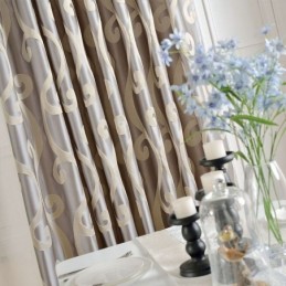 Pimennysverho Mittatilaustyönä Nordic Jacquard -Verho Olohuoneeseen Ja Makuuhuoneeseen