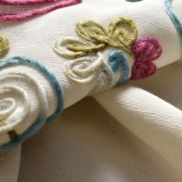 Pohjoismaiseen Tyyliin Sopivat Pimennysverhot, Poly-Puuvillaa, Kirjailtu Olohuoneeseen, Makuuhuoneeseen