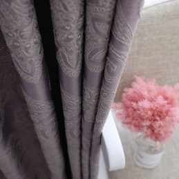 Eurooppalainen Pimennysverho Mittatilaustyönä Tehty Verho Jacquard Olohuoneeseen Ja Makuuhuoneeseen