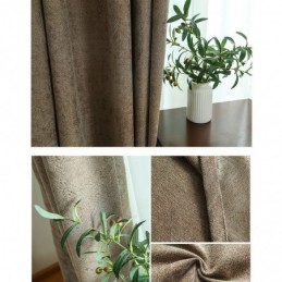 Pimennysverho Mittatilaustyönä Tehty Pohjoismainen Yksivärinen Jacquard-Verho Olohuoneeseen Ja Makuuhuoneeseen