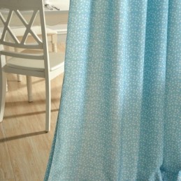 Puuvillainen Pimennysverho Mittatilaustyönä Tehty Verho Pohjoismainen Kukkakuvio Olohuoneeseen Makuuhuoneeseen