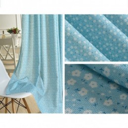 Puuvillainen Pimennysverho Mittatilaustyönä Tehty Verho Pohjoismainen Kukkakuvio Olohuoneeseen Makuuhuoneeseen