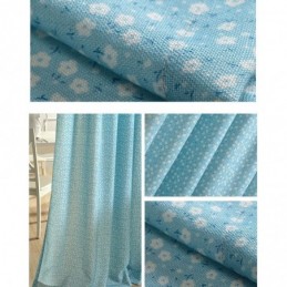 Puuvillainen Pimennysverho Mittatilaustyönä Tehty Verho Pohjoismainen Kukkakuvio Olohuoneeseen Makuuhuoneeseen