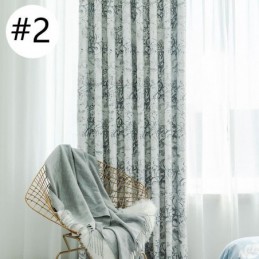 Pohjoismaisen Kuviolliset Pimennysverhot Olohuoneeseen Ja Makuuhuoneeseen