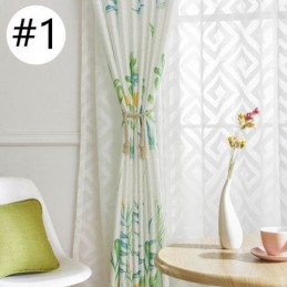 Mittatilaustyönä Tehty Pimennysverho, Kuviolliset Lehdet, Olohuoneeseen, Makuuhuoneeseen