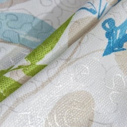 Pimennysverho Mittatilaustyönä Olohuoneeseen, Makuuhuoneeseen, Pohjoismaiset Kuviolliset Lehdet