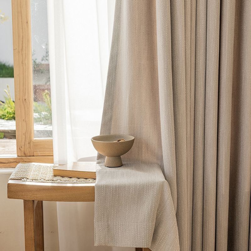 Modernit Pimennysverhot, Yksivärinen Jacquard, Olohuoneeseen