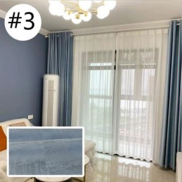 Pohjoismainen Pimennysverho Mittatilaustyönä Valmistettu Erittäin Tarkka Jacquard-Verho Makuuhuoneeseen, Olohuoneeseen