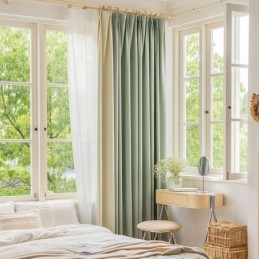 Moderni Tilkkutäkkiverho Mittatilaustyönä Pimennysverhot Olohuoneeseen Ja Makuuhuoneeseen