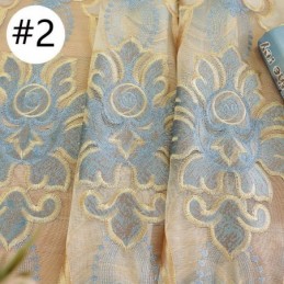 Brodeerattu Pimennysverho Mittatilaustyönä Tehty Verho Eurooppalaistyylinen Ikkunaverhot Olohuoneeseen