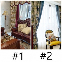 Mittatilaustyönä Tehty Pohjoismainen Jacquard-Verho, Pimennysverho Olohuoneeseen, Makuuhuoneeseen