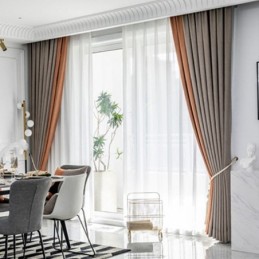 Moderni Ompeluverho Mittatilaustyönä Tehty Verho Chenille Pimennysverho Olohuoneeseen Ja Makuuhuoneeseen