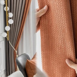 Moderni Ompeluverho Mittatilaustyönä Tehty Verho Chenille Pimennysverho Olohuoneeseen Ja Makuuhuoneeseen