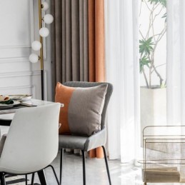 Moderni Ompeluverho Mittatilaustyönä Tehty Verho Chenille Pimennysverho Olohuoneeseen Ja Makuuhuoneeseen