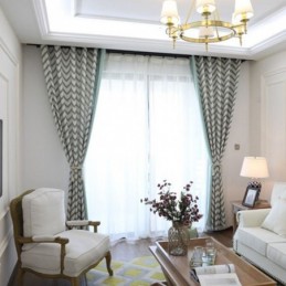 Ylelliset Jacquard-Verhot, Aaltoilevat Raidalliset, Pimentävät Olohuoneeseen