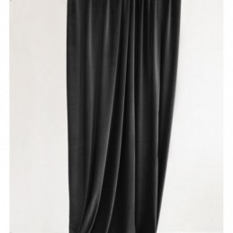 Mustat Flanelliverhot, Pimennysverhot, Mittatilaustyönä, Minimalistinen, Yksivärinen, Olohuone, Makuuhuone