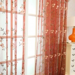 Pastoraalinen Tyyli, Läpikuultava Verho, Mittatilaustyönä Tehty, Raikas Tuuletus, Kirjonta, Olohuone