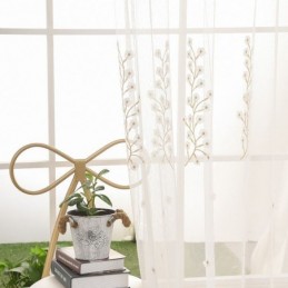 Koristeellinen Läpikuultava Verho Mittatilaustyönä Tehty Verho Kirjailtu Tylli Olohuoneeseen