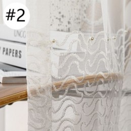 Brodeeratut Läpikuultavat Tylliverhot Läpinäkyvät Verhot Olohuoneeseen