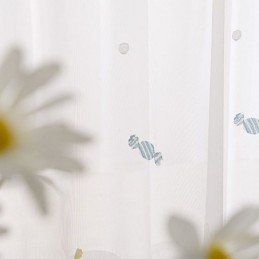 Koristeellinen Läpikuultava Verho Mittatilaustyönä Tehty Verho Karkkia Kirjailtu Tylliverhot Makuuhuoneeseen