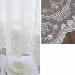 Brodeerattu Pimennysverho Mittatilaustyönä, Ylellinen Eurooppalainen Lämpöeristetty Verho Olohuoneeseen