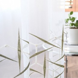 Eurooppalainen Kirjailtu Läpikuultava Verho Mittatilaustyönä Tehty Verho Tylli Ylellinen Voile-Verhot Olohuoneeseen