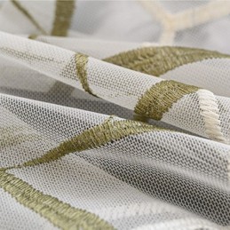 Eurooppalainen Kirjailtu Läpikuultava Verho Mittatilaustyönä Tehty Verho Tylli Ylellinen Voile-Verhot Olohuoneeseen