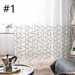 Eurooppalainen Kirjailtu Läpikuultava Verho Mittatilaustyönä Tehty Verho Tylli Ylellinen Voile-Verhot Olohuoneeseen