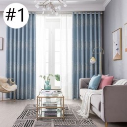 Moderni Pimennysverho Mittatilaustyönä Tehty Jacquard-Verho Olohuoneeseen Ja Makuuhuoneeseen