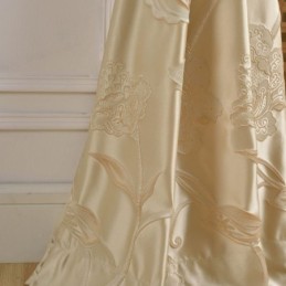 Eurooppalainen Ylellinen Max-Pimennysverho, Mittatilaustyönä Tehty Verho, Pionikukka, Makuuhuone