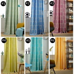 Abstrakti Puolipimennysverho Mittatilaustyönä Tehty Verho Hunajakennokirjonta Olohuoneeseen