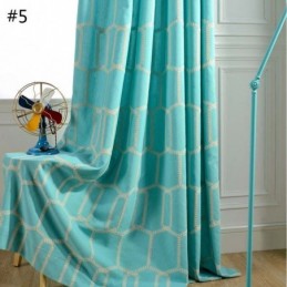 Abstrakti Puolipimennysverho Mittatilaustyönä Tehty Verho Hunajakennokirjonta Olohuoneeseen