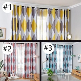 Pimennysverho Mittatilaustyönä Tehty Verho Rombimainen Geometrinen Kuvio