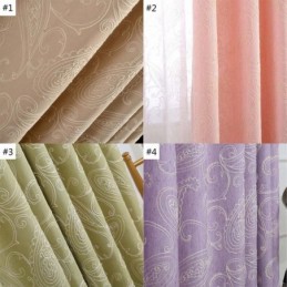 Vintage-Puolipimennysverho Mittatilaustyönä Tehtyyn Verhoon, Ylellinen Kirjonta Olohuoneeseen