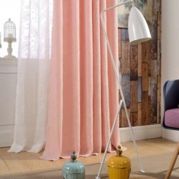 Vintage-Puolipimennysverho Mittatilaustyönä Tehtyyn Verhoon, Ylellinen Kirjonta Olohuoneeseen