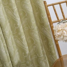 Vintage-Puolipimennysverho Mittatilaustyönä Tehtyyn Verhoon, Ylellinen Kirjonta Olohuoneeseen