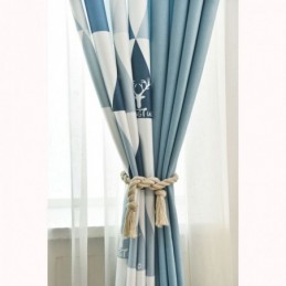 Pohjoismainen Puolipimennysverho, Mittatilaustyönä Valmistettu, Kolmiokuvioinen Olohuoneverho