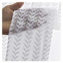 Pieni Lehtikuvioinen Läpikuultava Verho Mittatilaustyönä Verhopaneeli Eurooppalaistyylinen Pitsi Voile Erkkeri-Ikkuna Makuuhuoneeseen