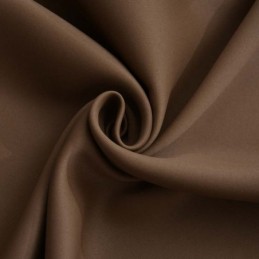 Yksivärinen Tumma Kahvinruskea Verho Mittatilaustyönä Moderni Silkkijäljitelmä Olohuoneen Makuuhuoneen Pimennysverho