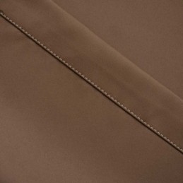 Yksivärinen Tumma Kahvinruskea Verho Mittatilaustyönä Moderni Silkkijäljitelmä Olohuoneen Makuuhuoneen Pimennysverho