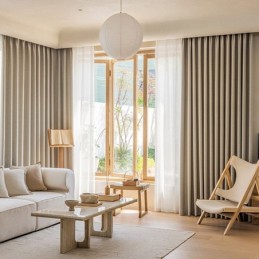 Pohjoismaiset Pimennysverhot Olohuoneeseen, Yksivärinen