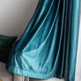 Mittatilaustyönä Tehty Pohjoismainen Verho, Kiinteä Flanelli Olohuoneeseen, Hotelliin