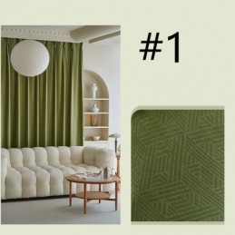 Ylelliset Geometriset Verhot, Moderni Kohokuvioitu Pimennysverho Makuuhuoneeseen