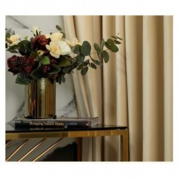 Flanellit, Samppanjanväriset Pimennysverhot, Mittatilaustyönä Tehdyt, Pohjoismaiset Minimalistiset, Premium-Kankaasta Valmistetut Olohuoneen Ja Ravintolan Verhot