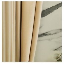 Flanellit, Samppanjanväriset Pimennysverhot, Mittatilaustyönä Tehdyt, Pohjoismaiset Minimalistiset, Premium-Kankaasta Valmistetut Olohuoneen Ja Ravintolan Verhot